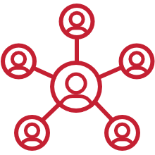Community Icon: supply chain information exchange network community
